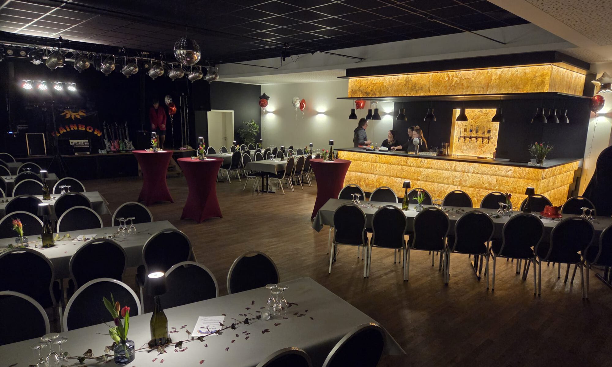 Blick in den großen Saal bei Wente 2.0